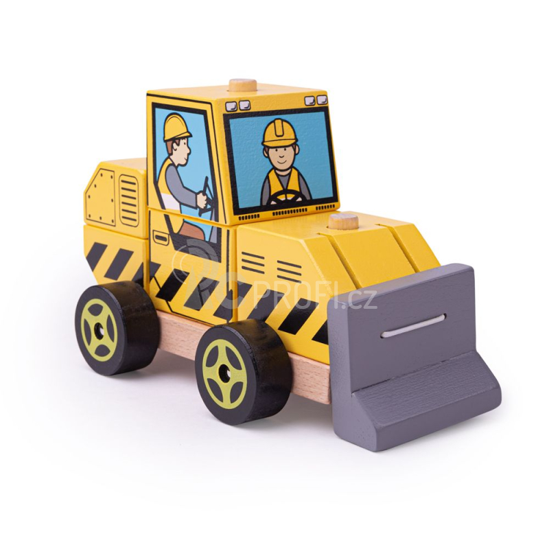 Bigjigs Baby Nasazování buldozer