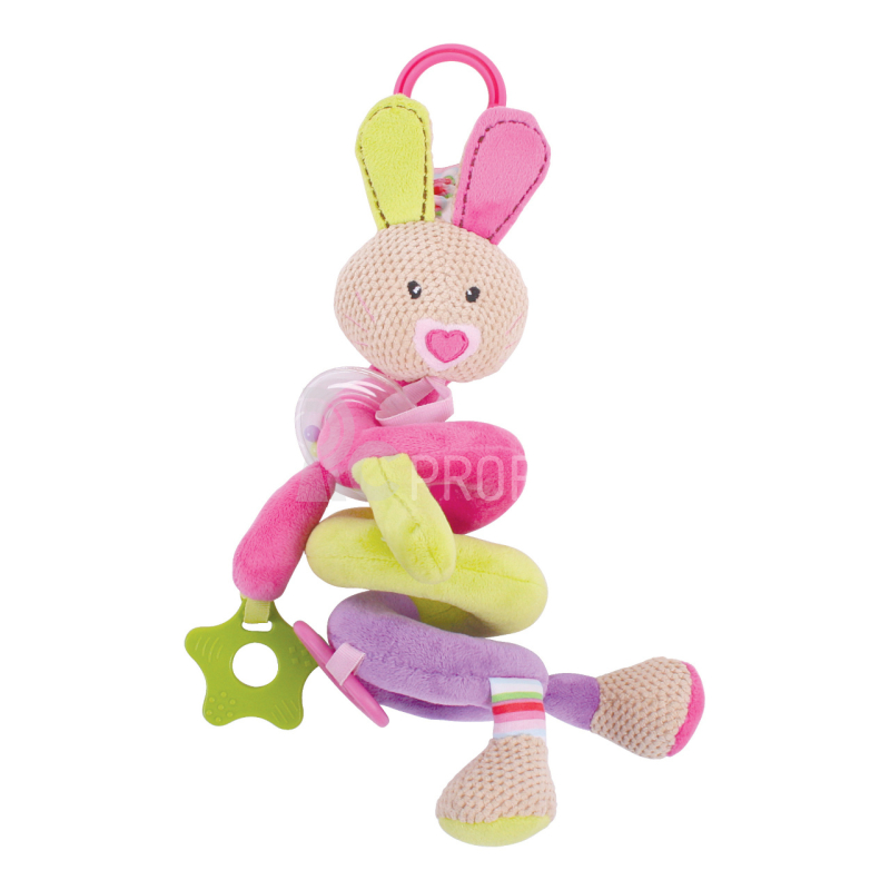 Bigjigs Baby Textilní postavička - Spirála králíček Bella