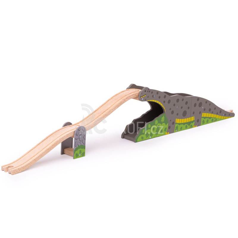 Bigjigs Rail Dinosauří most poškozený obal