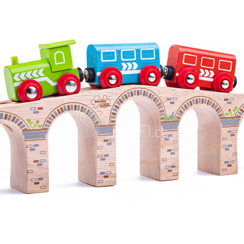 Bigjigs Rail Dlouhý železniční most poškozený obal