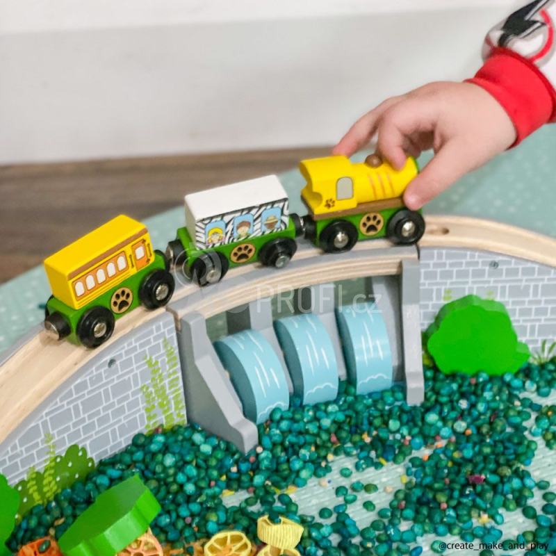 Bigjigs Rail Most s vodopádem