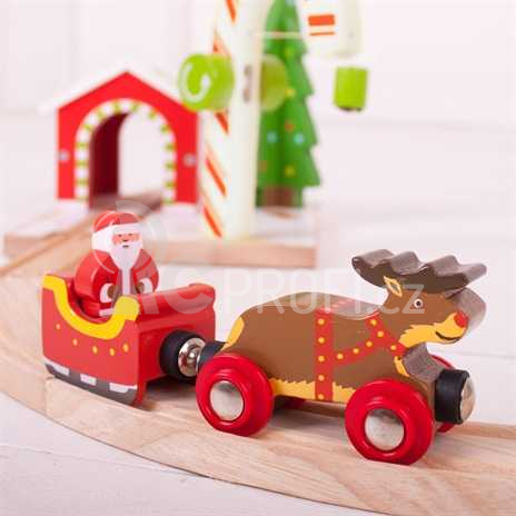 Bigjigs Rail Santovo spřežení + kolej