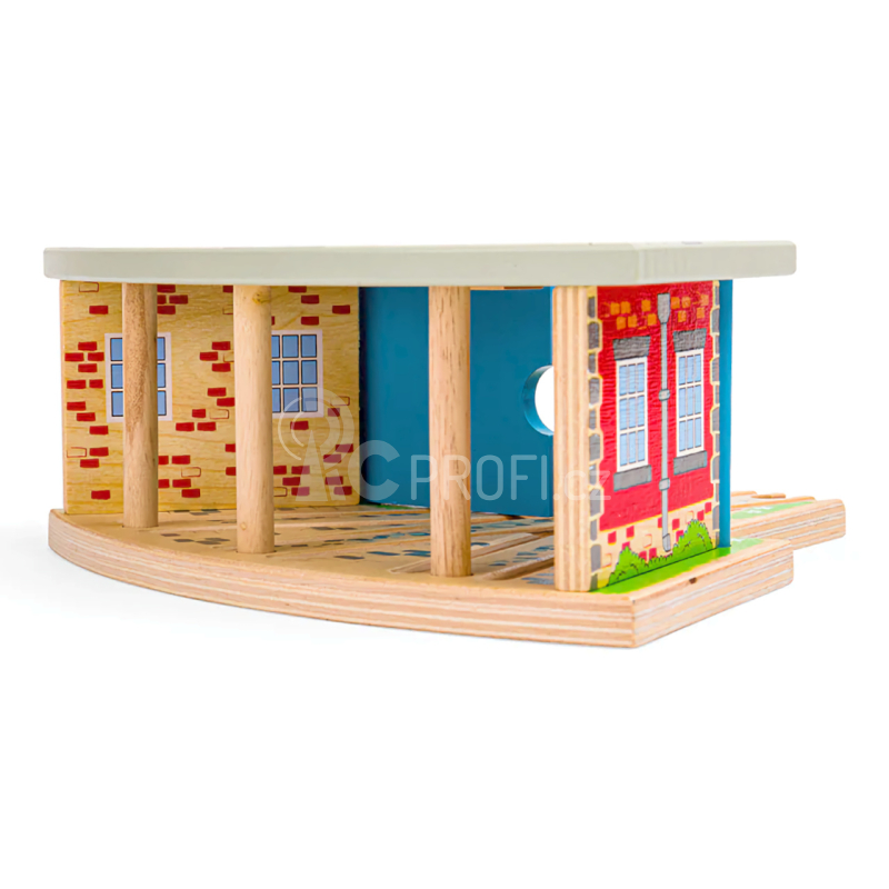 Bigjigs Rail Trojité depo s vraty