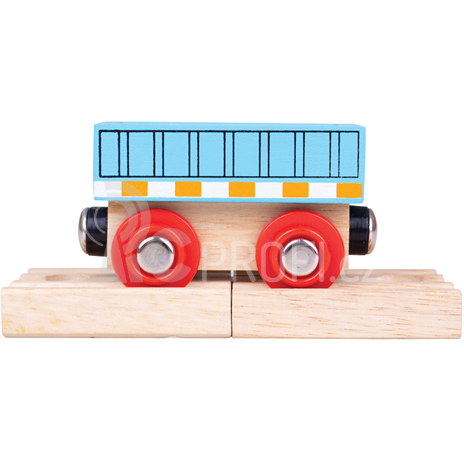 Bigjigs Rail Vagón modrý