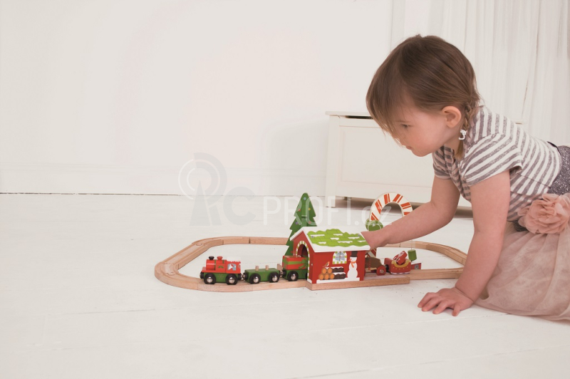 Bigjigs Rail Vánoční jeřáb