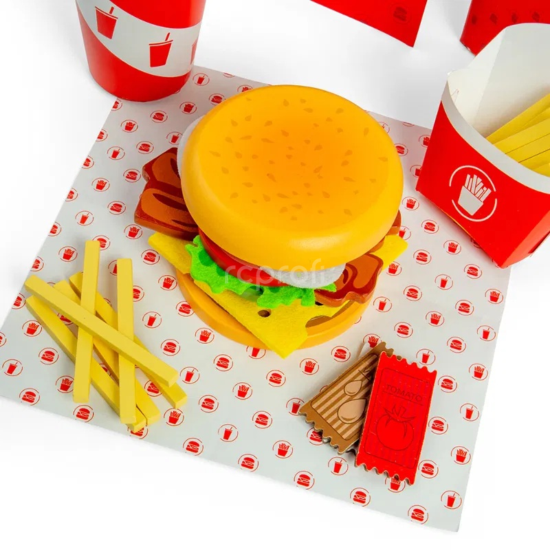Bigjigs Sada Burger a hranolky