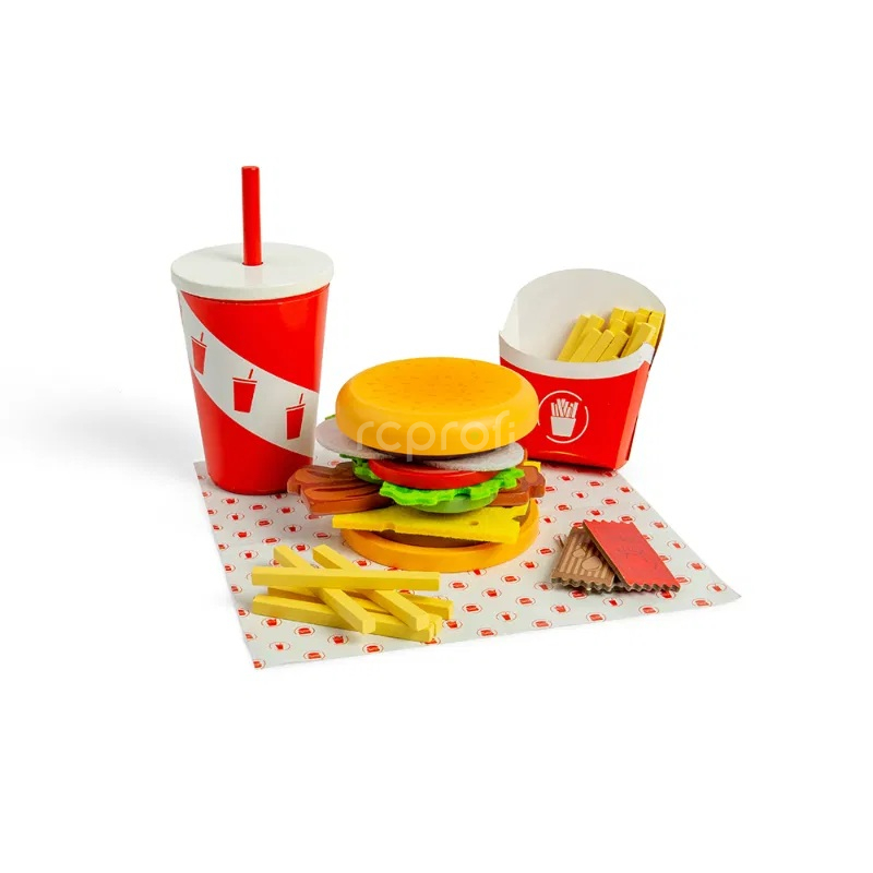 Bigjigs Sada Burger a hranolky