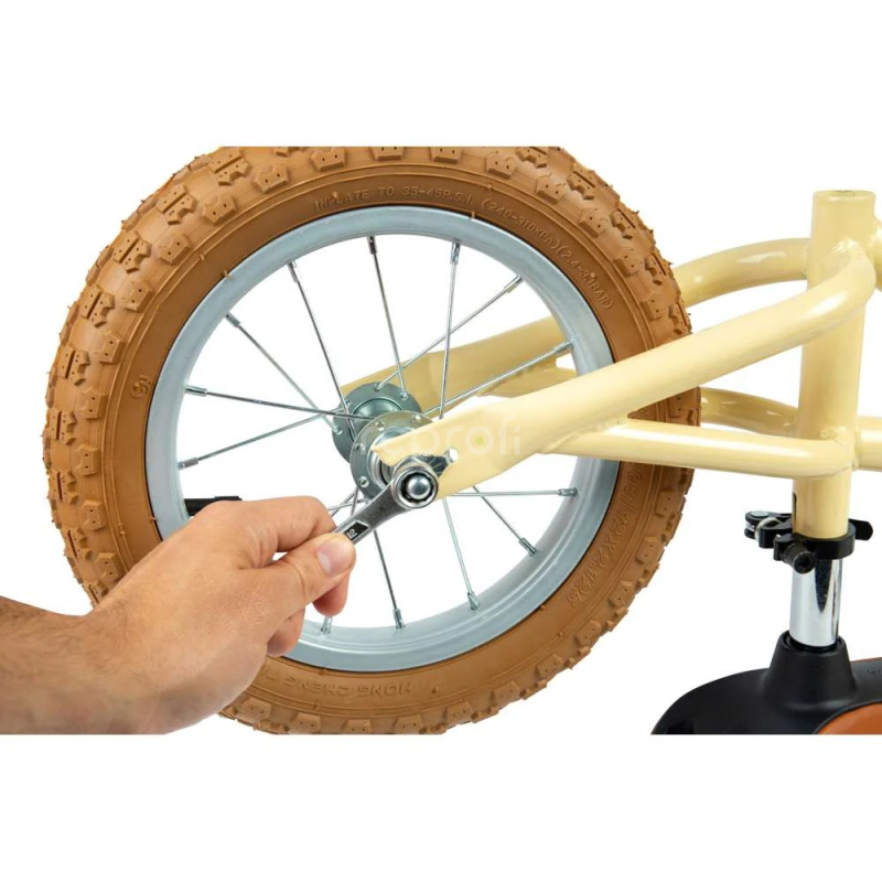Bigjigs Toys Balanční odrážedlo krémové