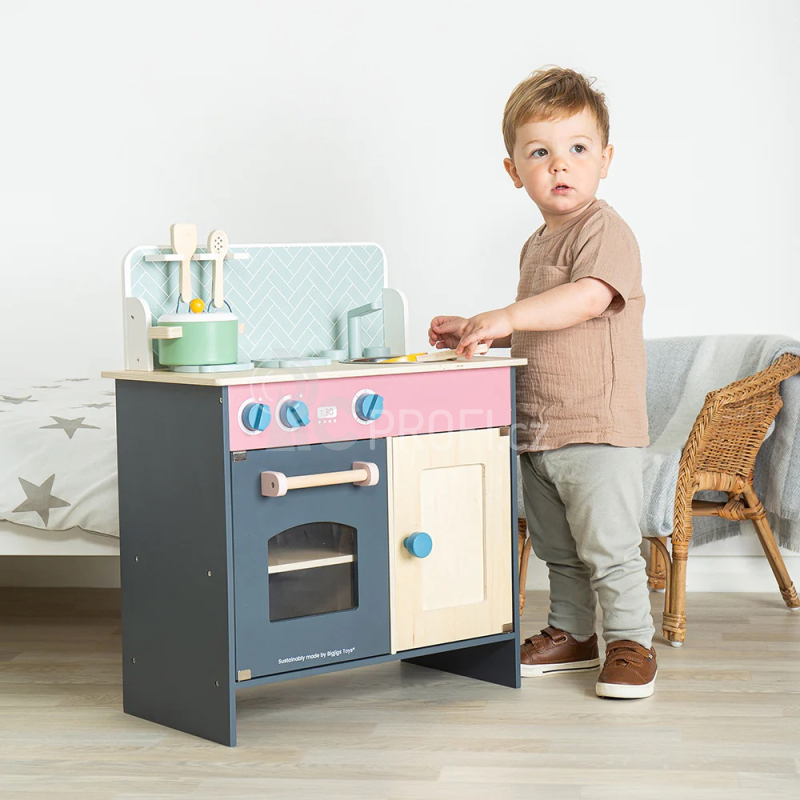 Bigjigs Toys Dětská kuchyňka ve skandinávském stylu