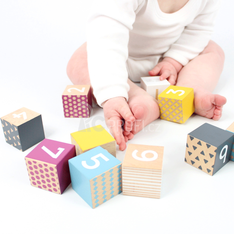Bigjigs Toys Didaktické kostky čísla