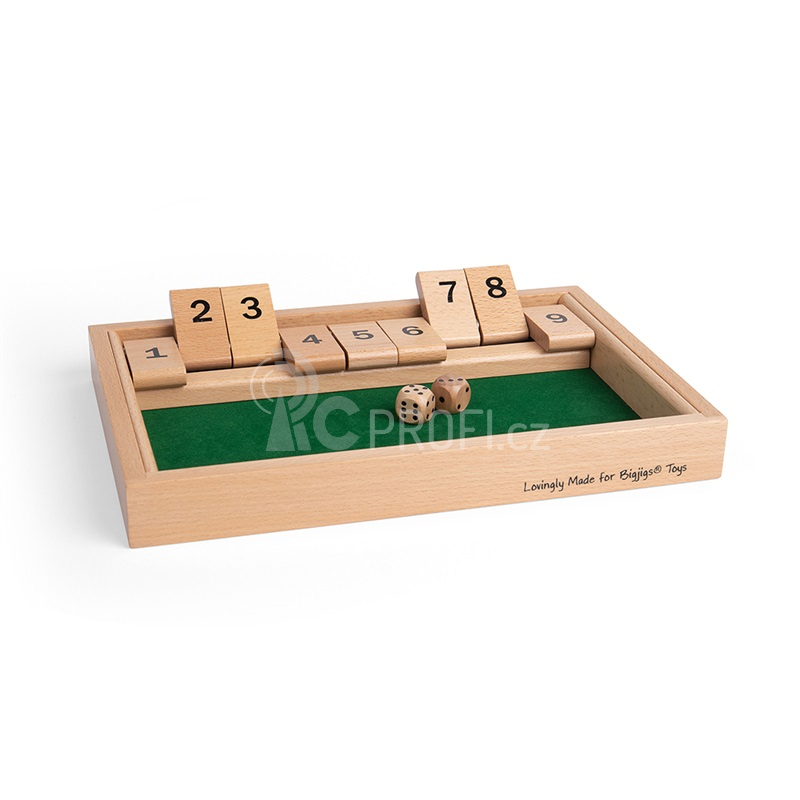 Bigjigs Toys Dřevěná hra Uzavřete kostky