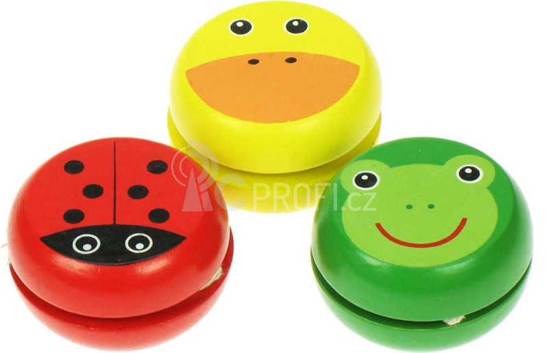 Bigjigs Toys Dřevěné Jojo zvířátka 1ks