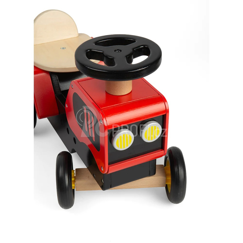 Bigjigs Toys Dřevěné odrážedlo Traktor
