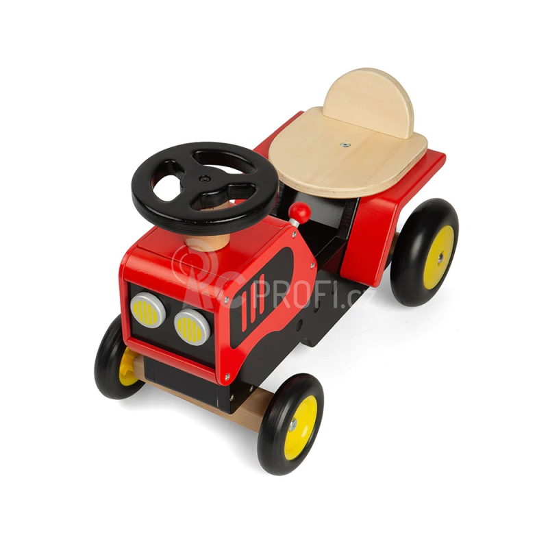 Bigjigs Toys Dřevěné odrážedlo Traktor