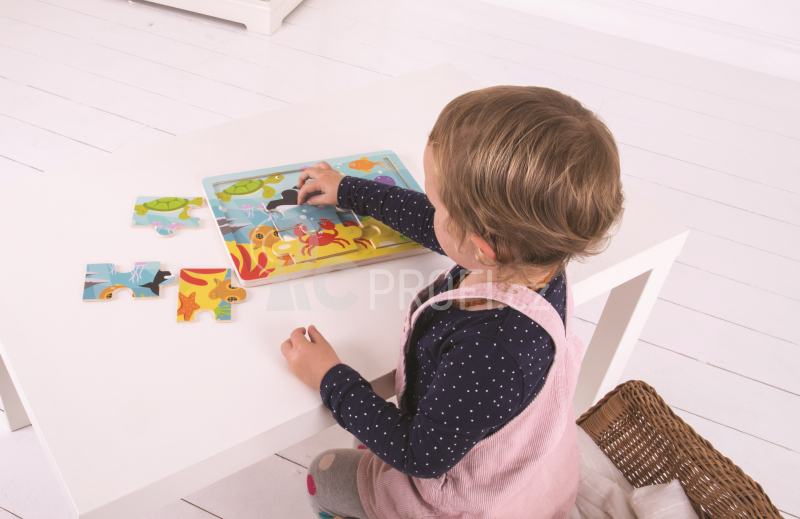 Bigjigs Toys Dřevěné puzzle mořský svět