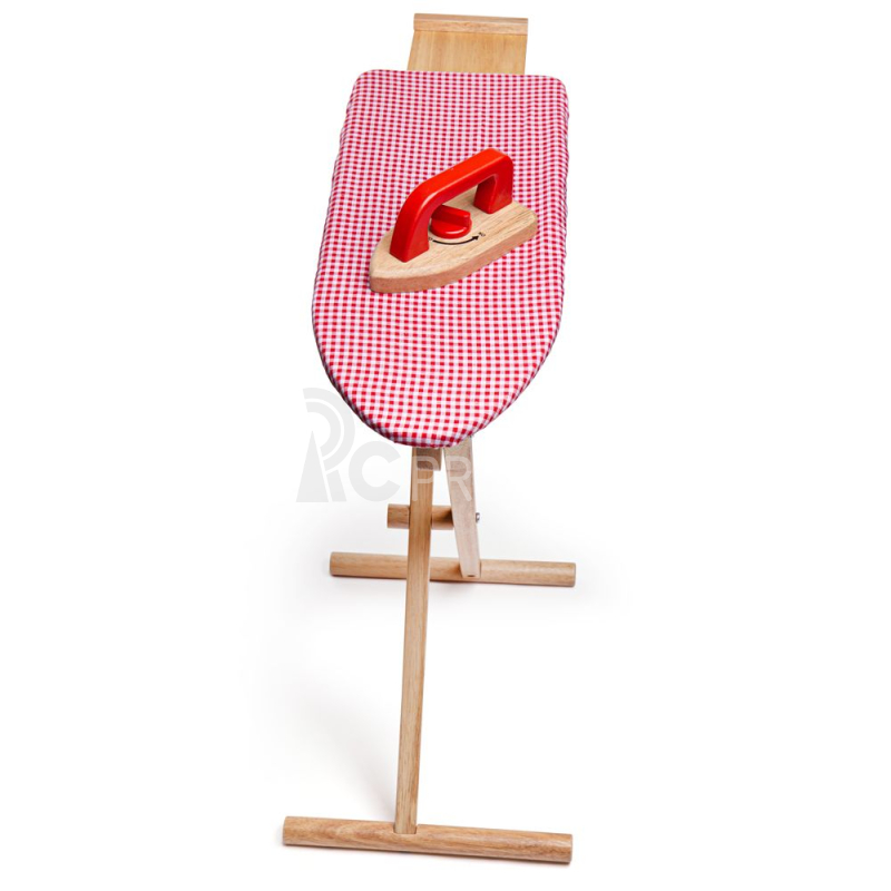 Bigjigs Toys Dřevěné žehlící prkno s žehličkou - poškozený obal