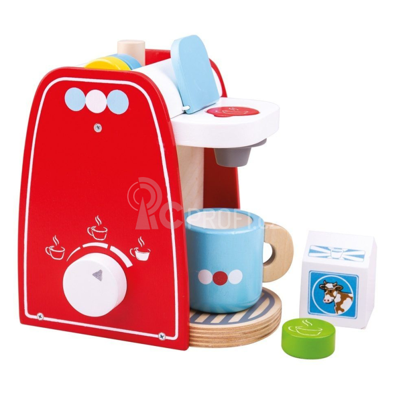 Bigjigs Toys Dřevěný kávovar