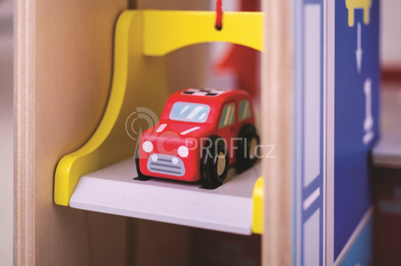 Bigjigs Toys Garáž s parkovištěm