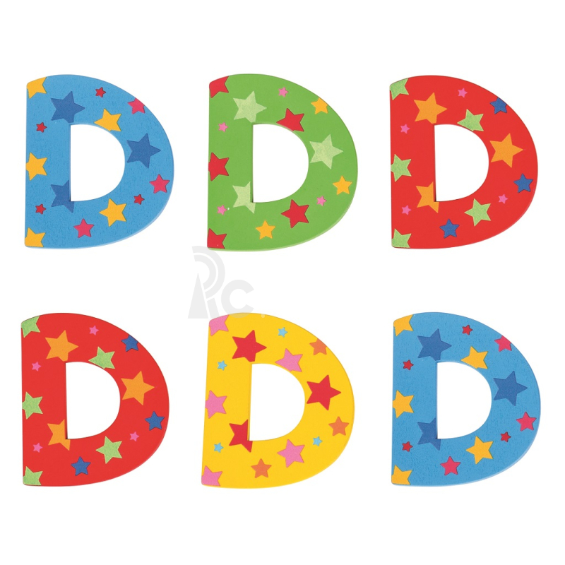 Bigjigs Toys Hvězdičkové písmenko D