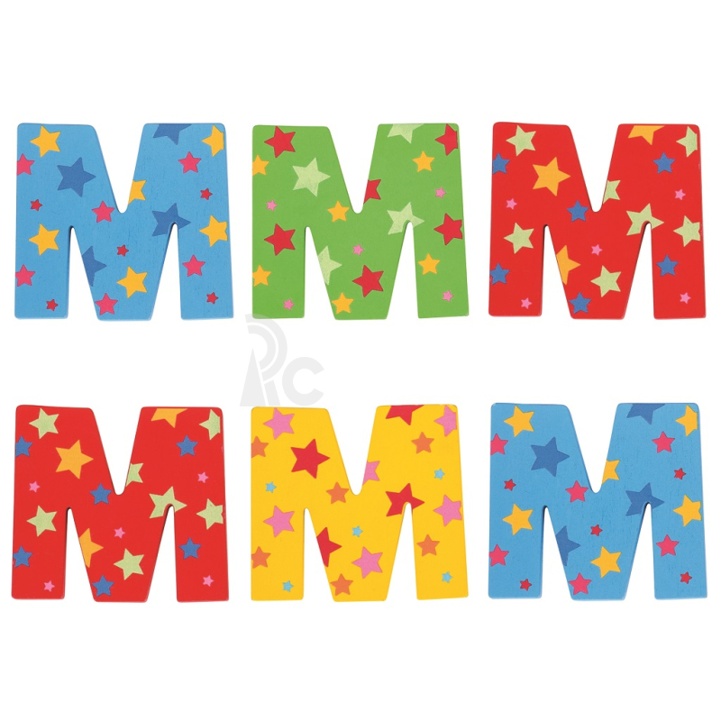 Bigjigs Toys Hvězdičkové písmenko M