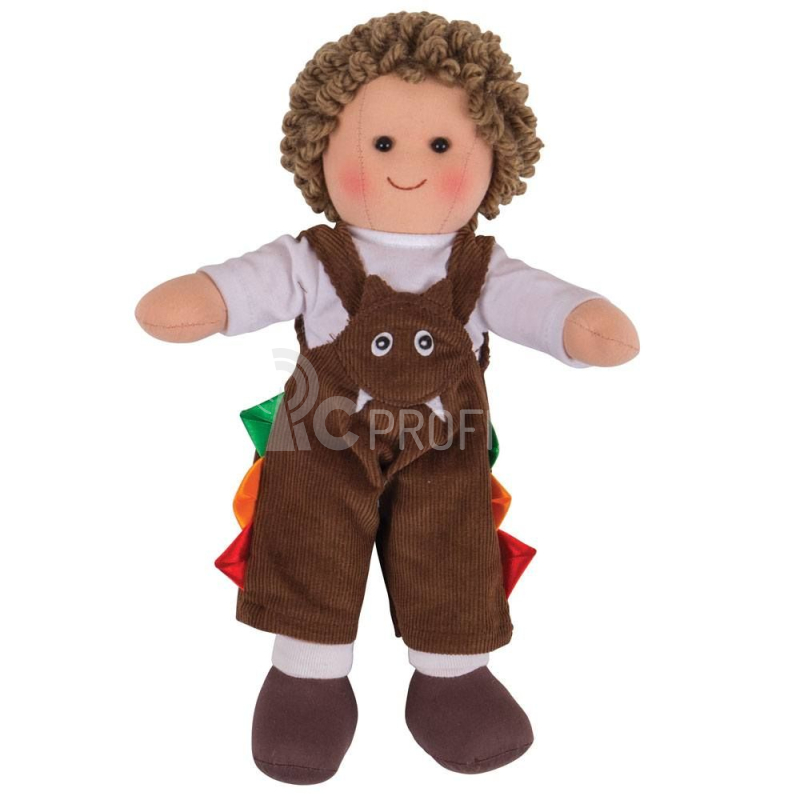 Bigjigs Toys Látková panenka Jack 28 cm