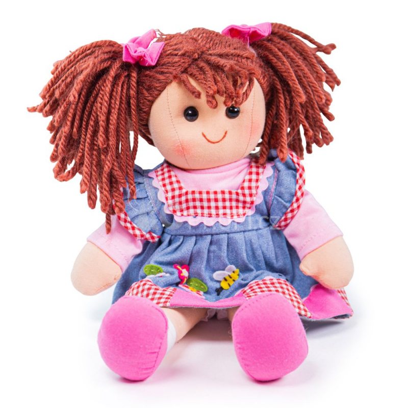 Bigjigs Toys Látková panenka Melody 34 cm
