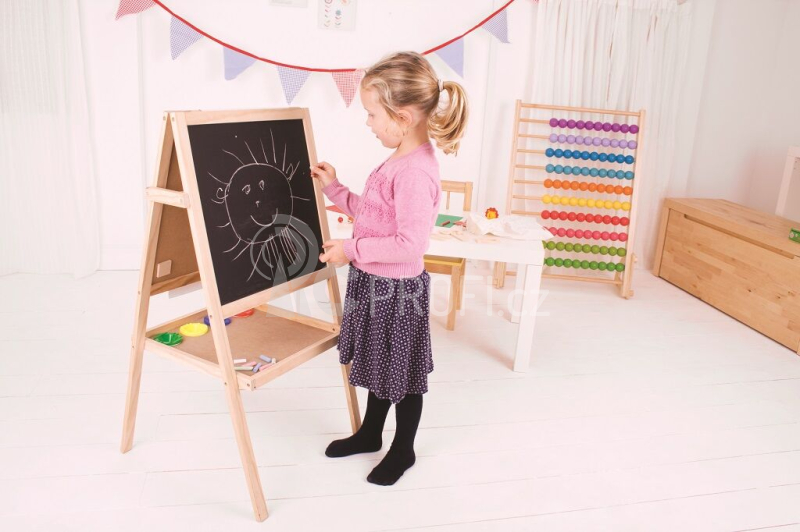 Bigjigs Toys Magnetická tabule s příslušenstvím - poškozený obal
