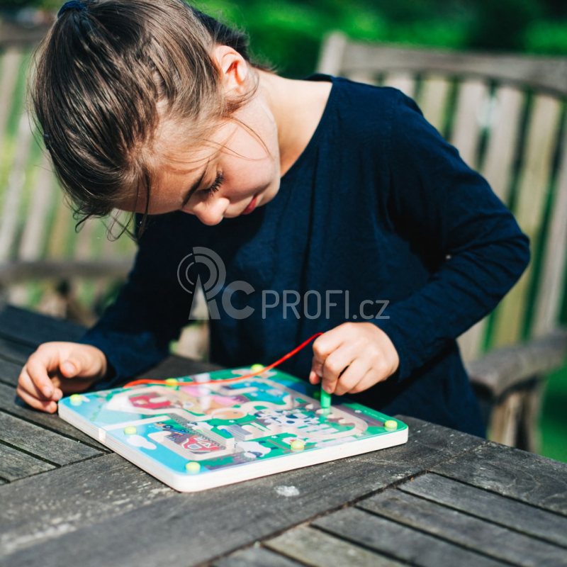 Bigjigs Toys Magnetické bludiště Farma