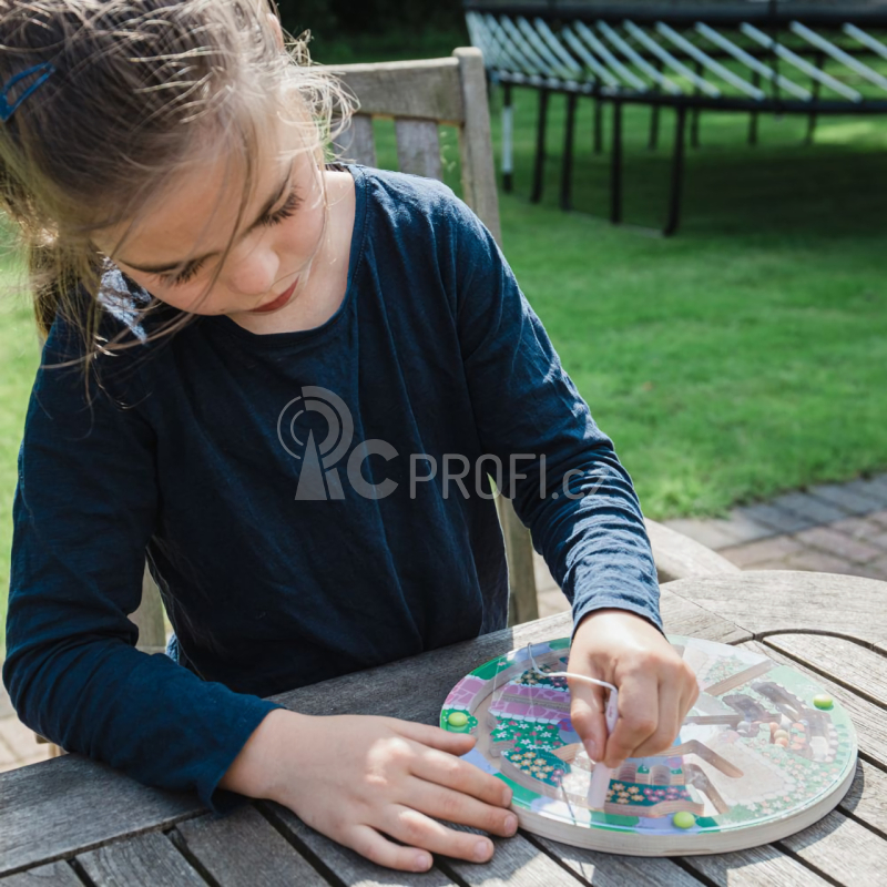 Bigjigs Toys Magnetické bludiště Zahrádka