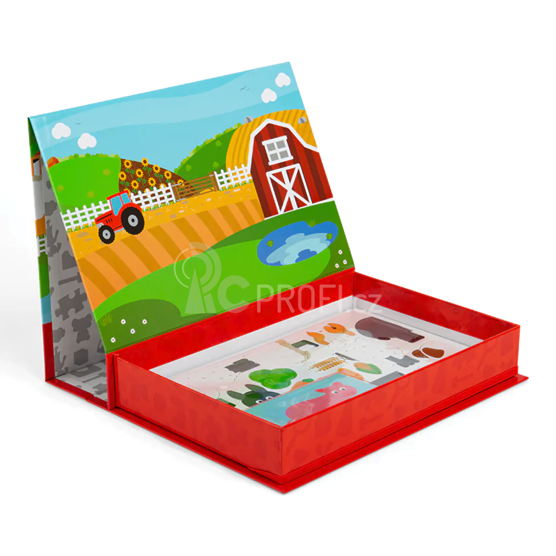 Bigjigs Toys Magnetické oblékací puzzle Farma