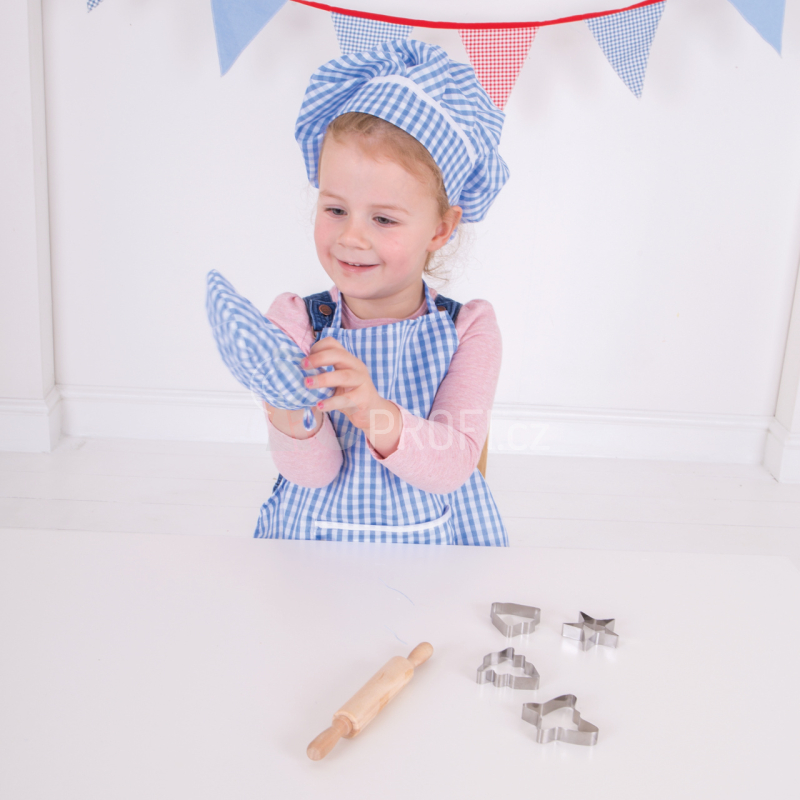 Bigjigs Toys Modrý set šéfkuchaře