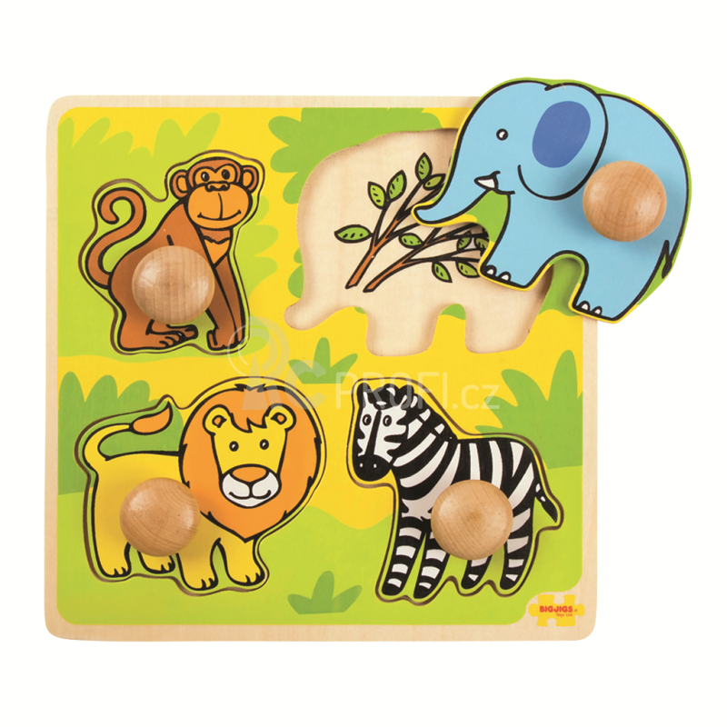 Bigjigs Toys moje první vkládací puzzle safari