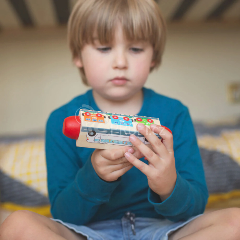 Bigjigs Toys Motorický válec doprava