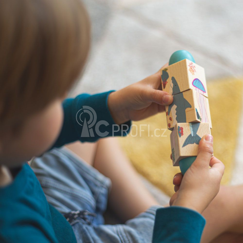 Bigjigs Toys Motorický válec život v moři