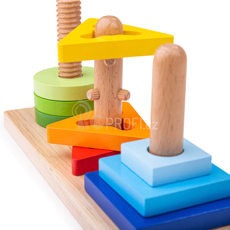 Bigjigs Toys Nasaď a otoč poškozený obal