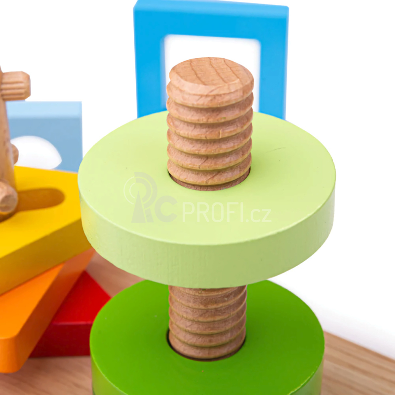 Bigjigs Toys Nasaď a otoč poškozený obal