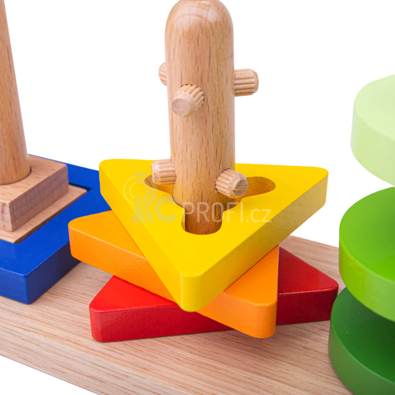 Bigjigs Toys Nasaď a otoč poškozený obal