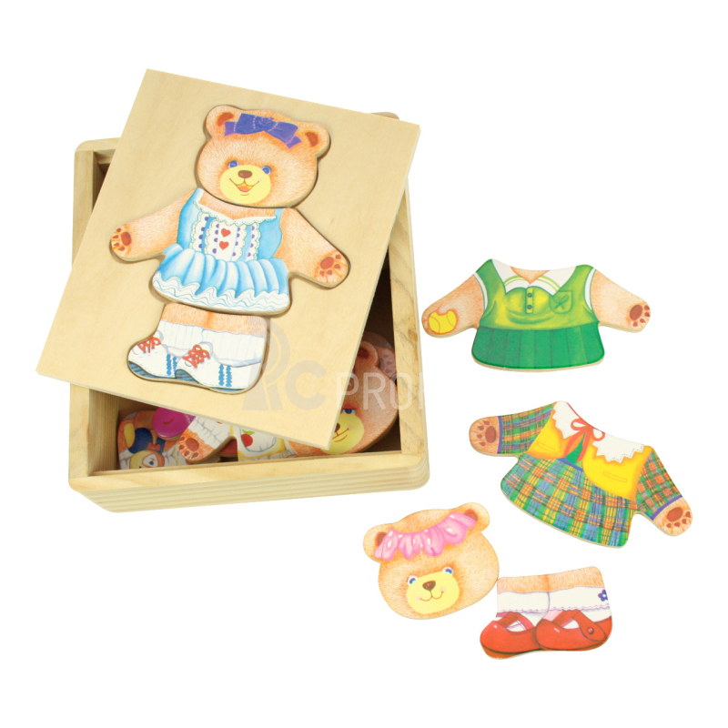 Bigjigs Toys Oblékací puzzle Paní medvědice