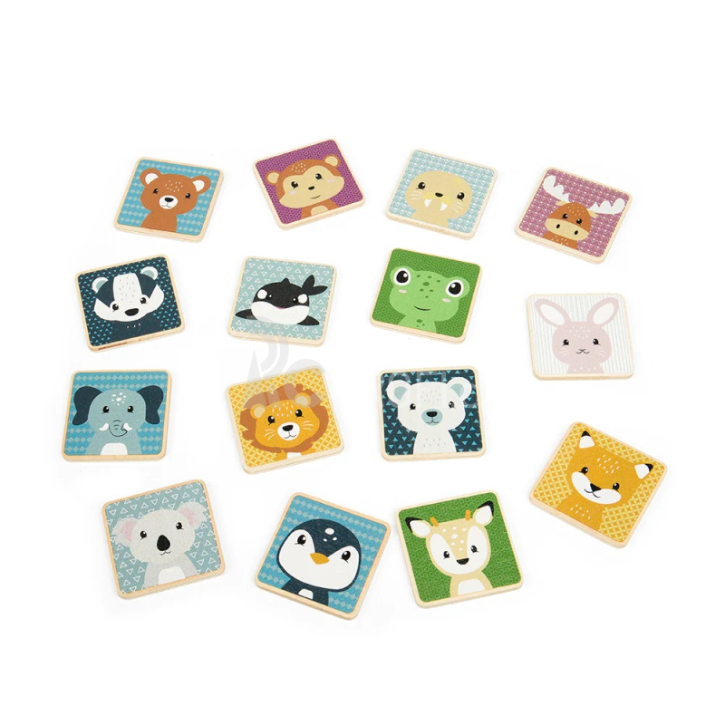 Bigjigs Toys Pexeso zvířecí zápas