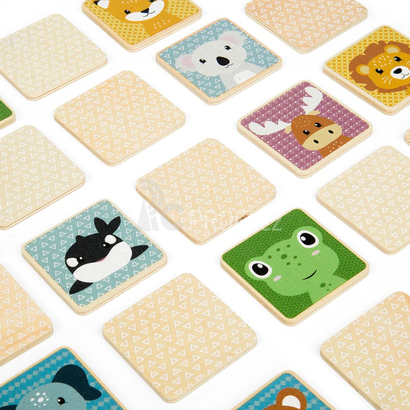 Bigjigs Toys Pexeso zvířecí zápas