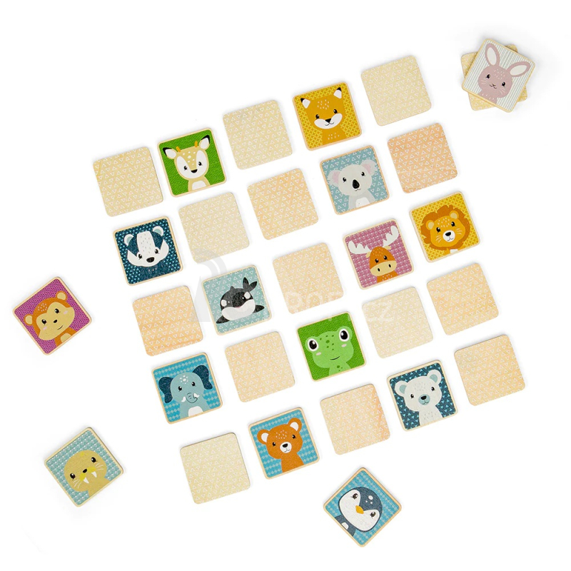 Bigjigs Toys Pexeso zvířecí zápas