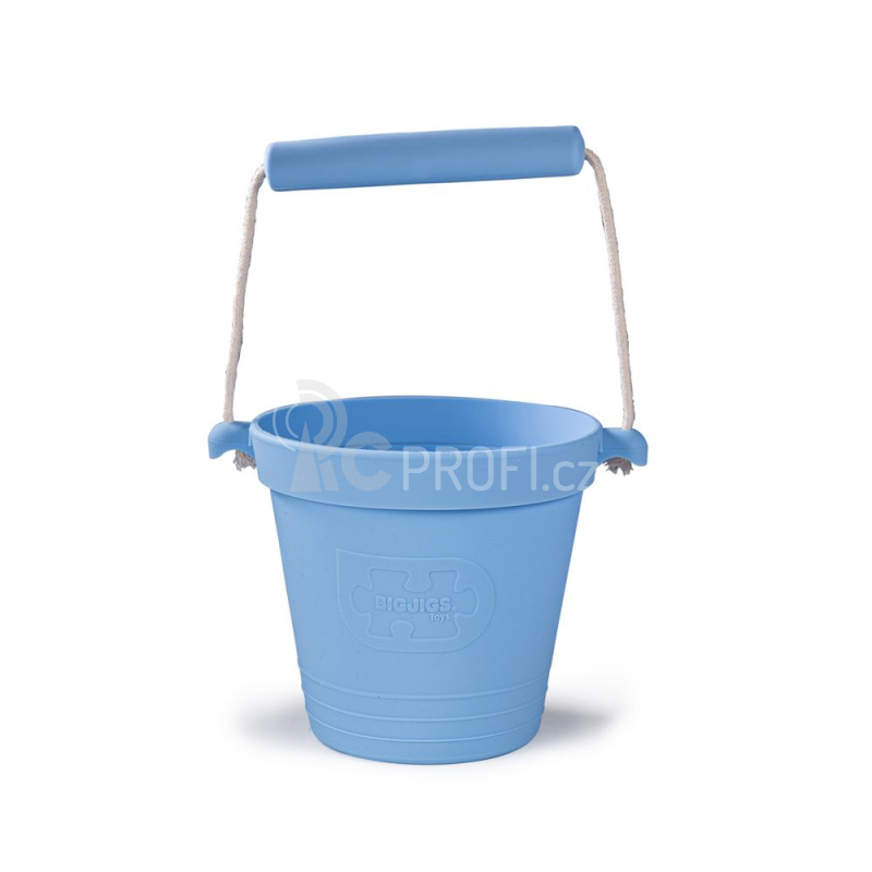Bigjigs Toys Plážový kyblíček světle modrý