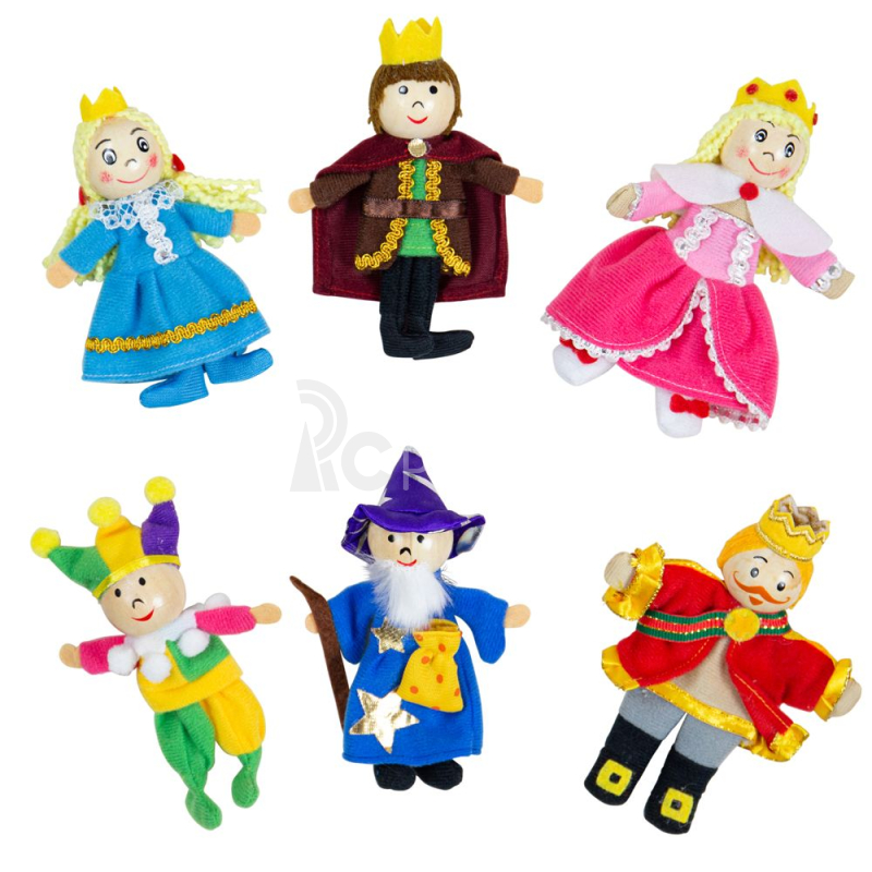 Bigjigs Toys Prstoví maňásci pohádkové postavičky sleva