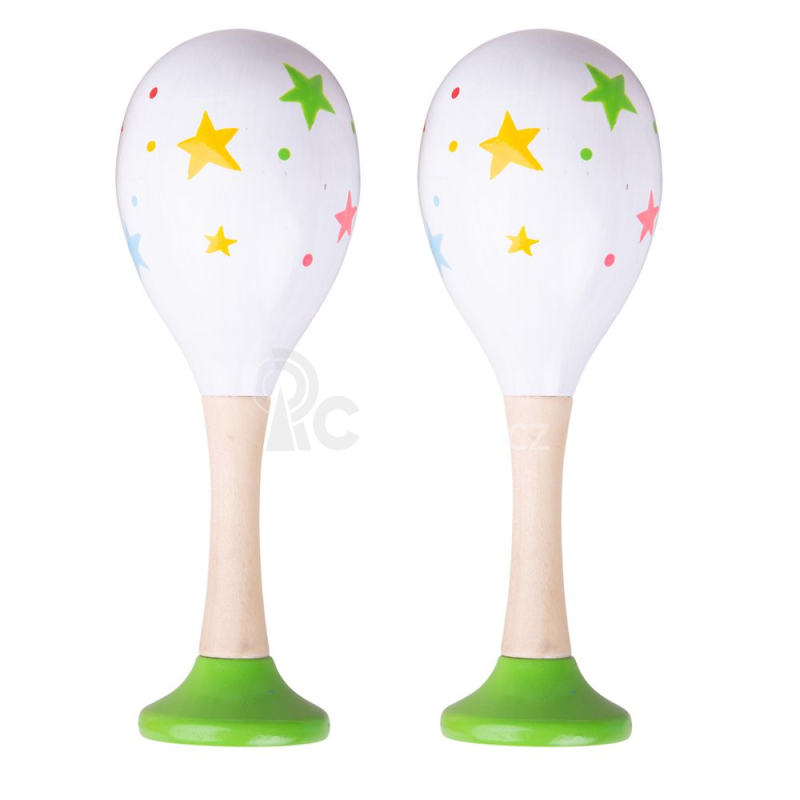 Bigjigs Toys Rumba koule hvězdičky 2 ks