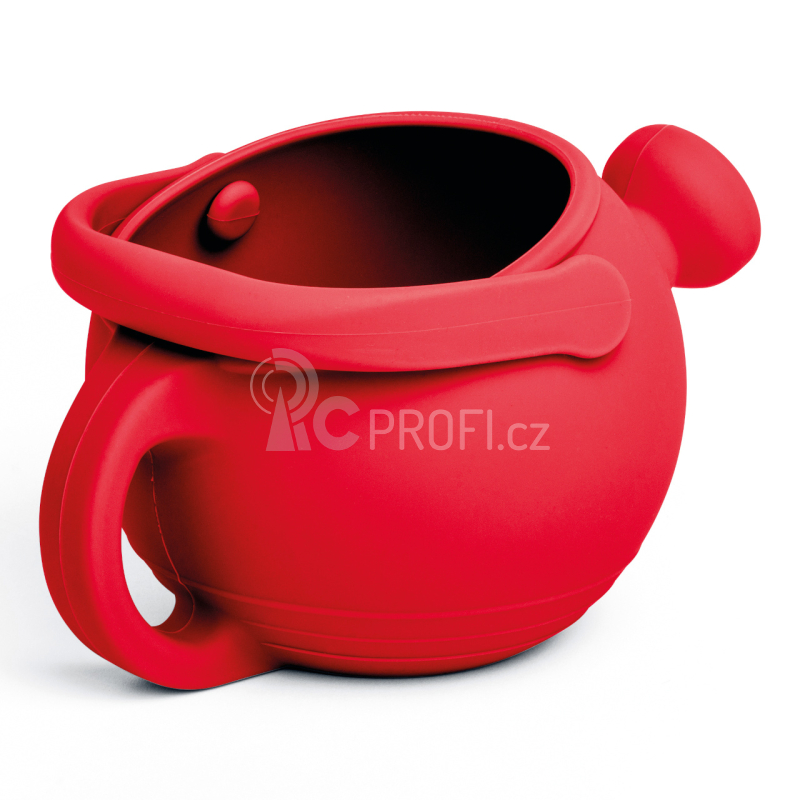 Bigjigs Toys Silikonová konvička červená Cherry
