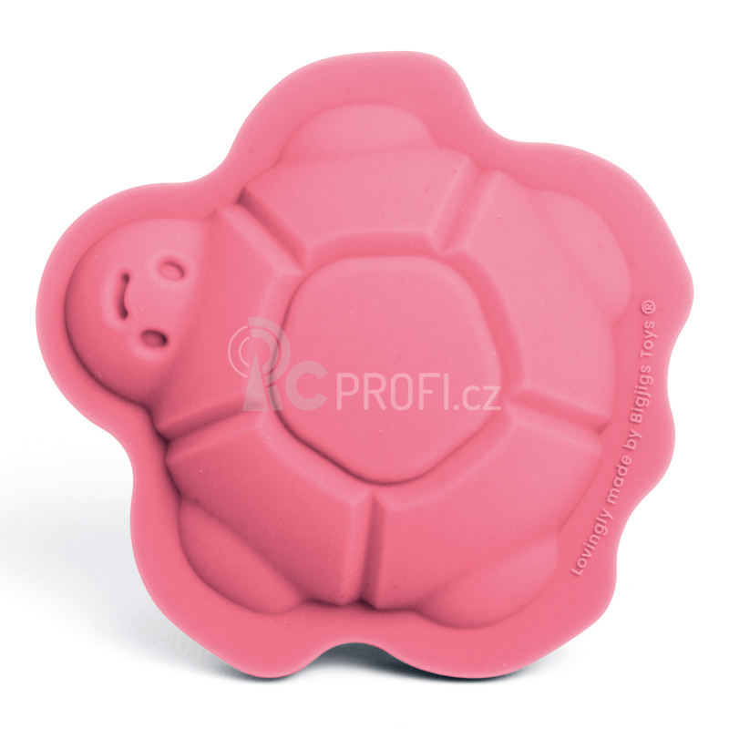 Bigjigs Toys Silikonové formičky růžové Coral