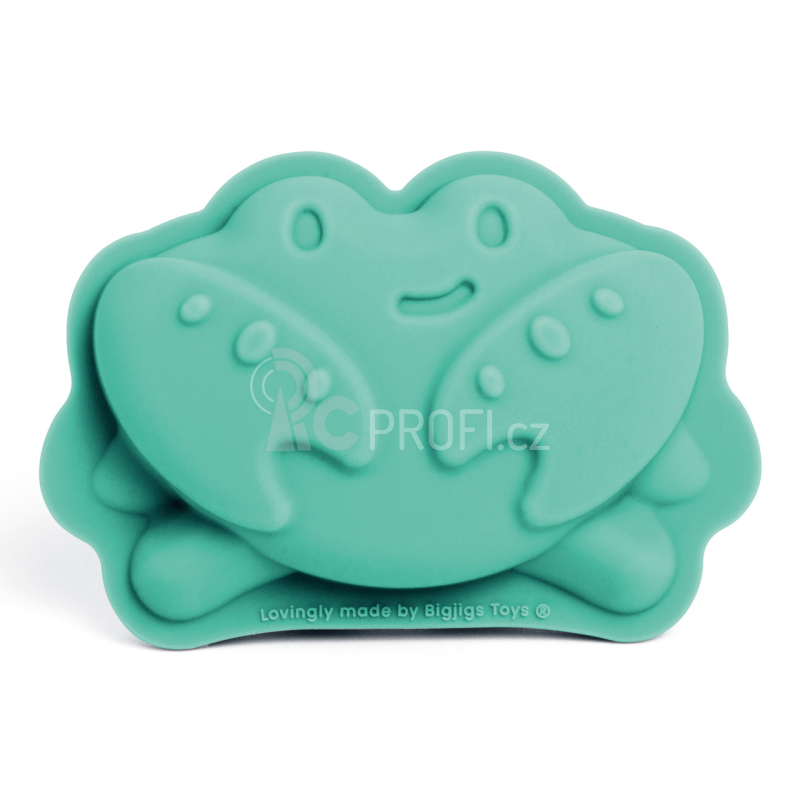 Bigjigs Toys Silikonové formičky zelené Eggshell
