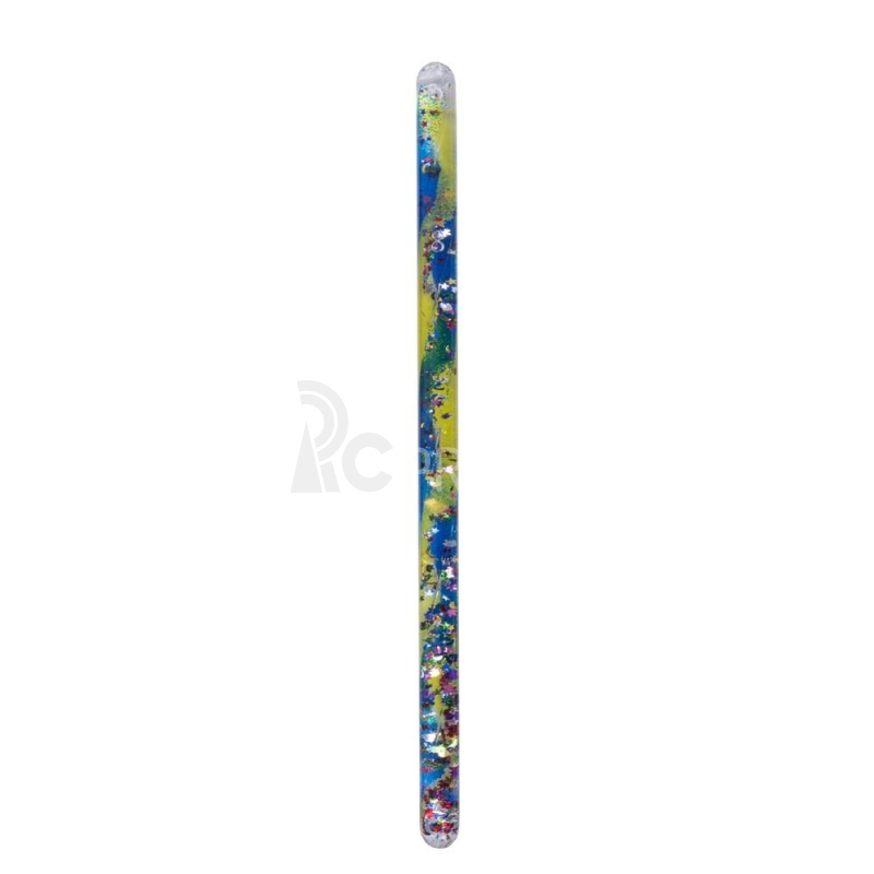 Bigjigs Toys Spirálová kouzelná hůlka 1 ks modro-žlutá