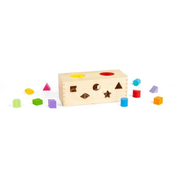 Bigjigs Toys Vkládání a třídění Tajemná krabička