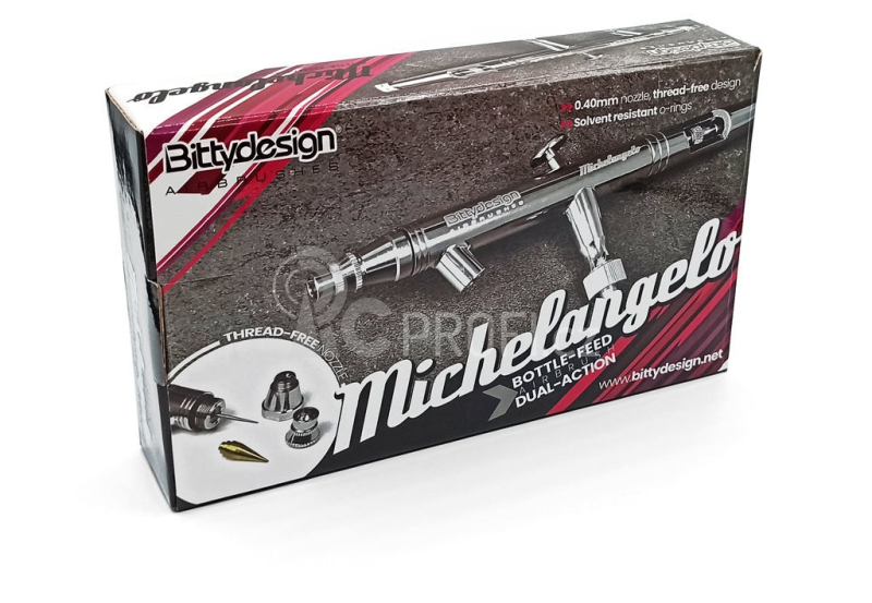 Bittydesign Michelangelo bottle-feed airbrush dual-action Airbrusch pistole